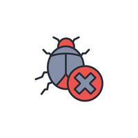 extermination icon. .Editable stroke.linear style sign for use web design,logo.Symbol illustration. vector