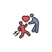 help icon. .Editable stroke.linear style sign for use web design,logo.Symbol illustration. vector