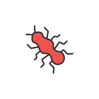 ant icon. .Editable stroke.linear style sign for use web design,logo.Symbol illustration. vector