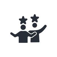 Raised hands icon. .Editable stroke.linear style sign for use web design,logo.Symbol illustration. vector