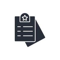 results icon. .Editable stroke.linear style sign for use web design,logo.Symbol illustration. vector