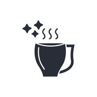 hot chocolate icon. .Editable stroke.linear style sign for use web design,logo.Symbol illustration. vector