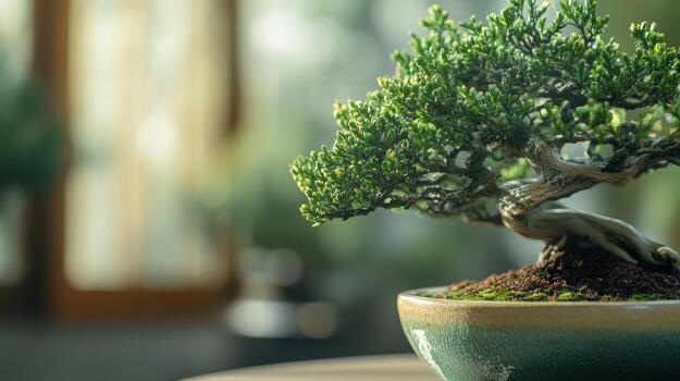 Bonsai Tree in a Pot photo