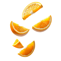 Orange Slices Isolated on Transparent Background png