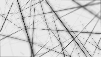 Abstract lines and lines on a white background video