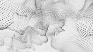 Abstract background with dots and lines video