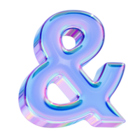 Web icon in chromatic 3D style png