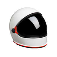 Modern astronaut helmet with a sleek design on a transparent background png