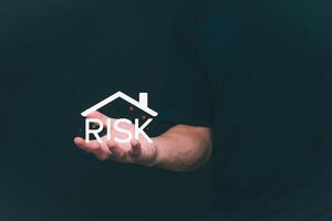Strategic management and planning to reduce real estate risk. Work process business growth Ideas about progress or success business process data analysis concept and online marketing photo