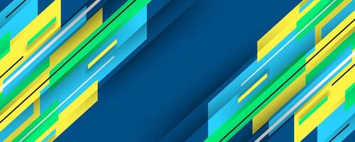 3D colorful abstract background overlap layer on bright space with diagonal lines shape decoration. Modern graphic design element cutout style concept for web banner, flyer, card, or brochure cover vector