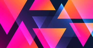 Colorful abstract background overlap layer on dark space with mixing colors effect decoration. Modern graphic design element random triangles style concept for banner, flyer, card, or brochure cover vector