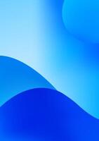 Blue abstract background design with wave line vector