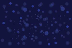 Blue background with bokeh effect. vector