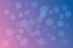 Background with bokeh effect in pink and blue color. vector