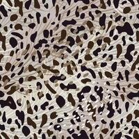 Hyena Print Seamless Pattern. Animal Skin. Abstract Pattern on Colored Backdrop. Hand Drawn Hyena Skin Background. Tile with Wild Animal Fur. vector