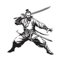 Genghis Khan Weapon Stock image on white background. vector