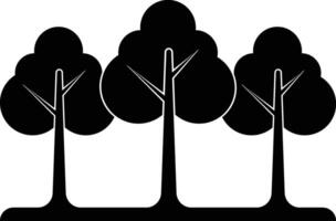 Forest, Trees. Simple Nature Icon vector