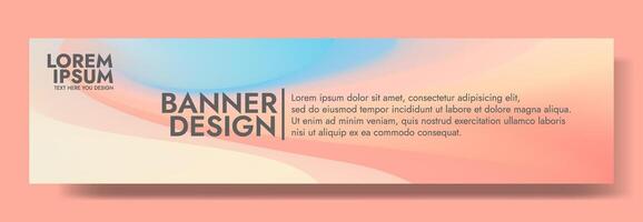 Abstract background with orange and blue color vector