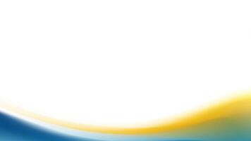 Abstract Yellow Blue Wave Gradient Background vector