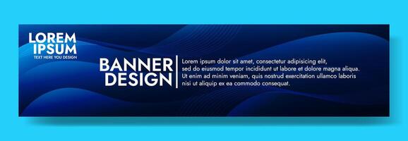 Abstract Blue Background with Waves and Lines vector