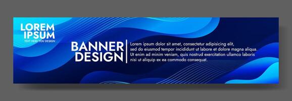 Blue Gradient Abstract background Waves vector