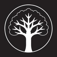 Decorative Tree with Intricate Branches vector