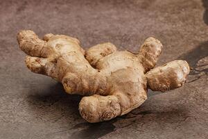 Ginger root for cooking and medicine photo