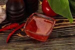 Chinese sweet and sour sauce photo