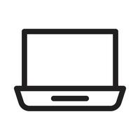 Laptop and Computer Icon, Technology Symbol, Portable Device vector