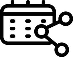 Share Calendar, Professions and Jobs, Time and Date vector