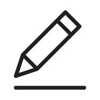 Pen and Pencil Icon, Ballpoint Icon vector