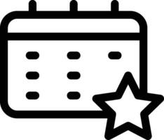 Event Calendar Symbol, Schedule and Wish List, Romantic Date vector