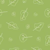 Outline Tree Bush simple Seamless Pattern illustration for Print, Wallpaper, Decoration. vector
