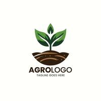 Plant Logo with leaf vector