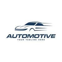 Golden Car Logo Sign vector