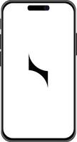 mobile phone mockup for design. vector