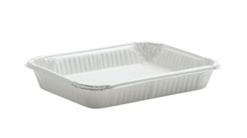 Aluminum tray for baking and meal preparation perfect for cooking in home kitchens or catering events. png