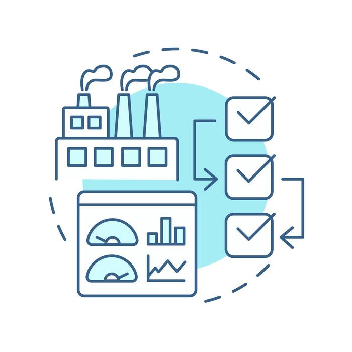 Factory Optimization Vector Art, Icons, and Graphics for Free Download