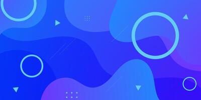 Fluid blue 3D background. Blue and purple gradient 3d design. Modern trendy color geometric pattern. Wave background. Abstract flyer. Colorful geometric poster background. vector
