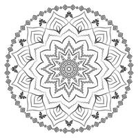 Realistic Mandala Pattern Background vector