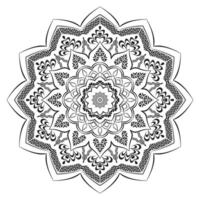 Realistic Ornamental Mandala Pattern Background vector