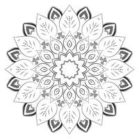 Intricate Mandala Pattern Design Background vector