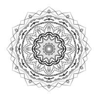 Mandala Realistic Ornament Design Background vector