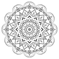 Realistic Mandala Pattern Design Background vector