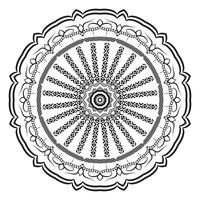 Ornamental Realistic Mandala Pattern Background vector