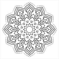 Beautiful Realistic Ornamental Mandala Design Background vector