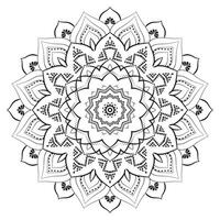 Ornamental Mandala Pattern Background vector