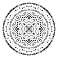 Ornamental Realistic Mandala Background vector