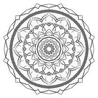Realistic Mandala Pattern Background vector