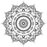 Ornamental Realistic Mandala Pattern Background vector